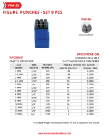 Figure Punches - Set 9 pcs